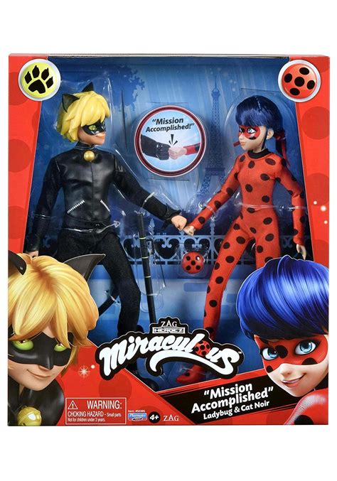 cat noir and ladybug dolls|miraculous dolls having a baby.